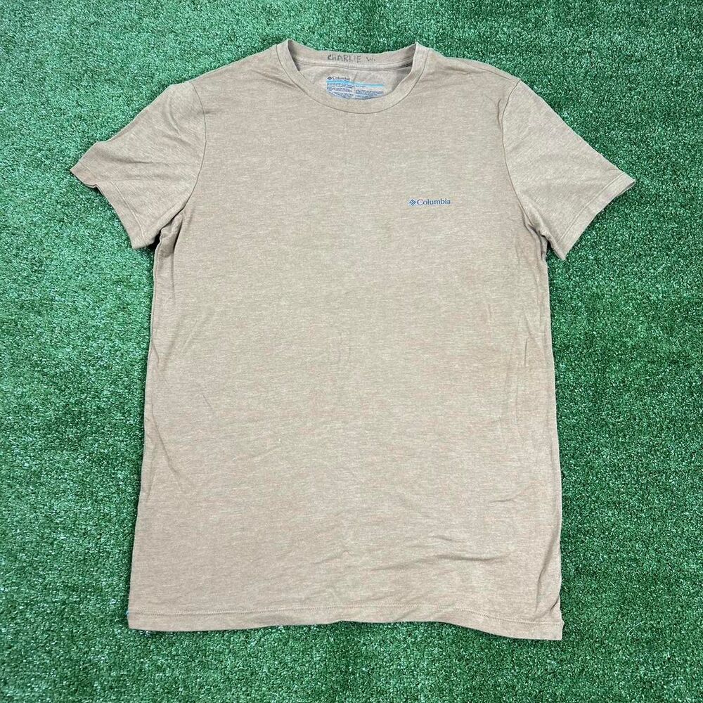 Columbia-sportswear Men's Brown and Tan T-shirt